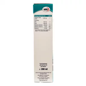 شربت امگا 3 پلاس یوروویتال - 200 میلی لیتری