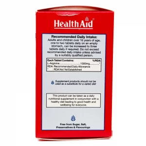 قرص ال آرژنین 1000 میلی گرمی هلث اید - 60 عددی