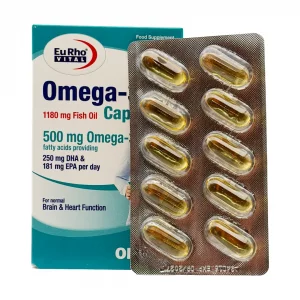 کپسول نرم امگا 3 یوروویتال - 30 عددی