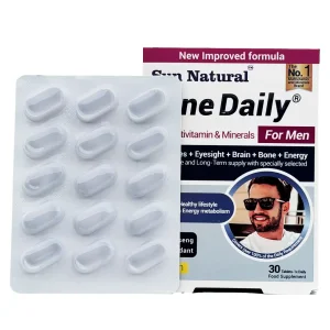 قرص مولتی ویتامین و مینرال وان دیلی آقایان سان نچرال - 30 عددی