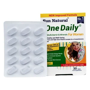 قرص مولتی ویتامین و مینرال وان دیلی بانوان سان نچرال - 30 عددی
