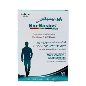قرص مولتی ویتامین آقایان بایوبیسیکس نیچرز اونلی - 30 عددی