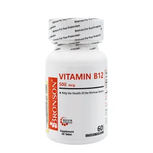 قرص ویتامین ب12 برونسون - 60 عددی