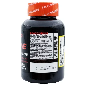 ال آرژنین 1000 میلی گرمی نوتریمد - 60 عددی