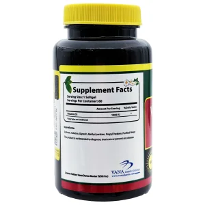 سافت ژل ویتامین د3 1000 واحد نورم لایف - 60 عددی