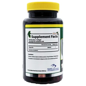 سافت ژل ویتامین د3 2000 واحدی نورم لایف - 60 عددی