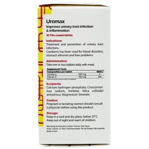 قرص کرن بری (ارومکس) گلدن لایف - 30 عددی