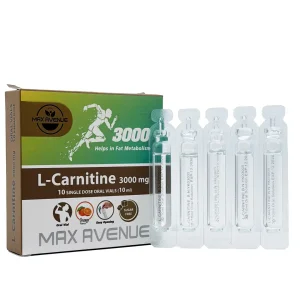 ویال مایع خوراکی ال کارنیتین مکس اونیو 3000 میلی گرم - 10 عددی