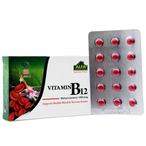 قرص ویتامین ب12 1000 میکروگرم آلفا ویتامینز - 30 عددی