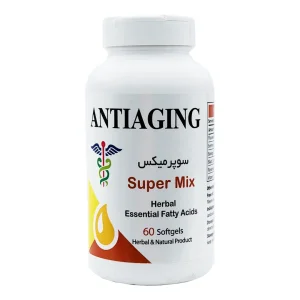 کپسول نرم سوپر میکس (امگا 3 و 6) آنتی ای جینگ - 60 عددی