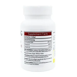 سافت ژل کوکیوتن قرمز 100 میلی گرم آنتی ای جینگ - 30 عددی