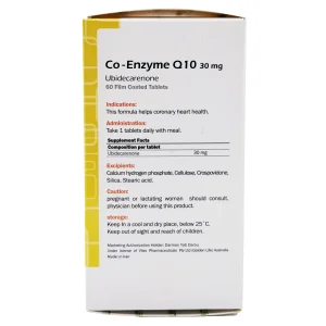 قرص کو آنزیم کیوتن 30 میلی گرم گلدن لایف - 60 عددی