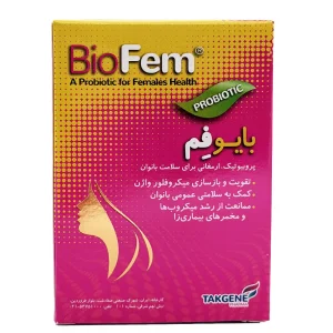 کپسول پروبیوتیک بایو فم تک ژن فارما - 30 عددی