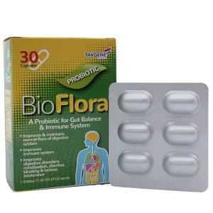 کپسول پروبیوتیک بایو فلورا تک ژن فارما - 30 عددی