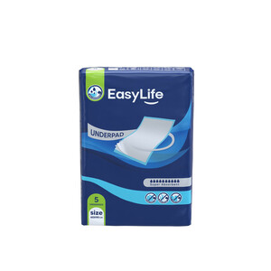 پد زیرانداز بهداشتی ایزی لایف مدل آنتی باکتریال - بسته 5 عددی
