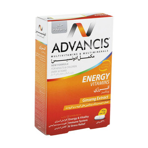قرص انرژی ویتامینز ادونسیس - 30 عددی