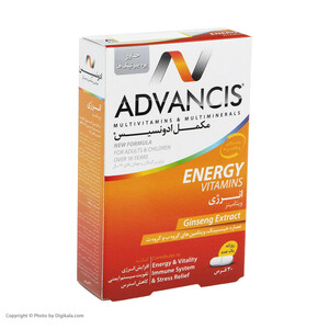 قرص انرژی ویتامینز ادونسیس - 30 عددی