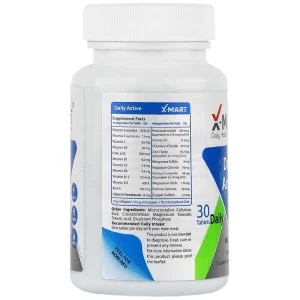 قرص مولتی ویتامین دیلی اکتیو ایکس مارت - 30 عددی