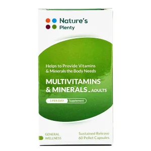 کپسول پلت مولتی ویتامین مینرال بزرگسالان نیچرز پلنتی - 60 عددی