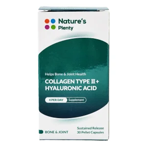 کپسول پلت کلاژن نوع 2 + هیالورونیک اسید نیچرز پلنتی - 30 عددی
