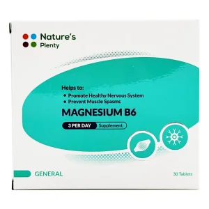 قرص منیزیم ب 6 نیچرز پلنتی - 30 عددی