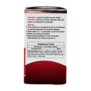 کپسول نرم کوکیوتن 30 میلی گرمی دانا - 30 عددی