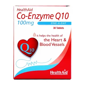 قرص کو آنزیم کیوتن ( 100 میلی گرم ) هلث اید - 30 عددی