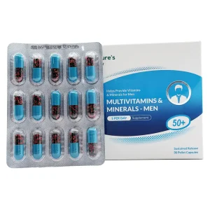 کپسول پلت مولتی ویتامین و مینرال آقایان +50 سال نیچرز پلنتی - 30 عددی