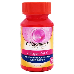 کپسول کلاژن + ویتامین ث مگنوم ویتامینز - 30 عددی