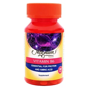 قرص ویتامین ب6 مگنوم ویتامینز - 30 عددی