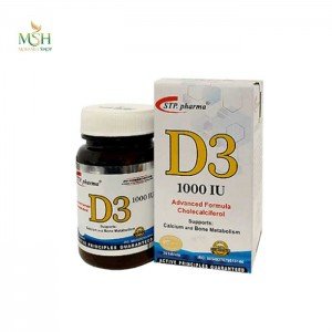 ویتامین د3 1000 اس تی پی فارما | STP Pharma Vitamin D3 1000 IU