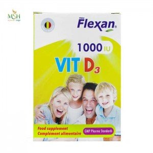 ویتامین د3 1000 فیشر فلکسان | Fisher Flexan Vitamin D3 1000