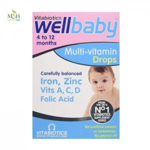 ول بیبی ویتابیوتیکس | Vitabiotics Wellkid Baby Multivitamin Drops