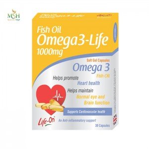 امگا3 لایف 1000 میلی گرم لایف آن | Life on Omega 3 Life 1000 mg