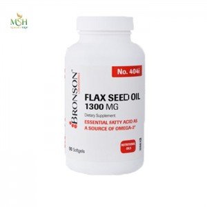 فلکسید اویل 1300 میلی گرمی برونسون | Bronson Flax Seed Oil 1300 mg