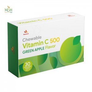 قرص ویتامین ث جویدنی 500 م گ  ویتامین لایف 30 عددی