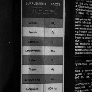 مشخصات کربوهیدارت+آرژنین آی اس اس | ISS Carbohydrate