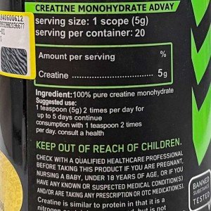 پیور کراتین مونوهیدرات ادوای | Advay 100% Pure Creatine Monohydrate