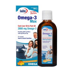 شربت امگا3 مکس یوروویتال 200 میلی لیتری