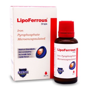 قطره آهن کودکان لیپوفروز مورنینگ 30 میلی لیتری