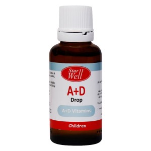 قطره تقویتی A+D کودکان استاروِل 30 میلی لیتر