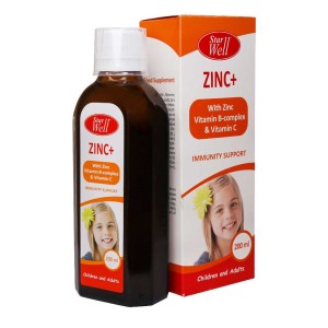 شربت زینک پلاس استاروِل 200 میلی لیتری
