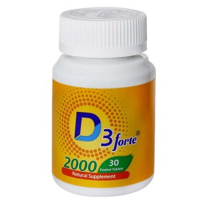 قرص ویتامین د3 (D3) 2000 فورت هولیستیکا - 30 عددی
