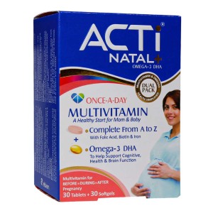 قرص مولتی ویتامین اکتی ناتال پلاس - 60 عددی
