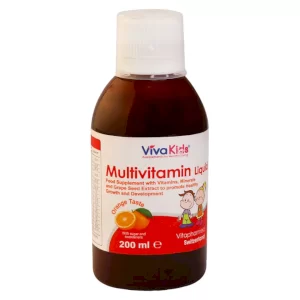 شربت مولتی ویتامین کودکان ویواکیدز  200 میلی لیتری