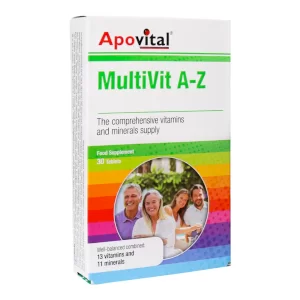 قرص مولتی ویت A-Z آپوویتال 30 عددی