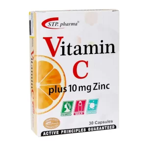 کپسول ویتامین ث + زینک اس تی پی فارما 30 عددی