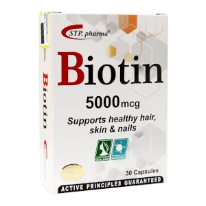 بیوتین 5000 اس تی پی فارما 30 عددی