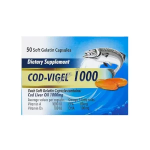 کپسول کاد ویژل(روغن کبد ماهی) 1000 میلی گرم دانا 50 عددی