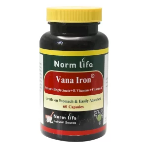 کپسول وانا آیرون نورم لایف 60 عددی